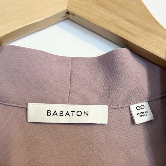 Aritzia Babaton Phoenix Dress Faux Wrap‎ Mini Dress Size 00 - Picture 6 of 6